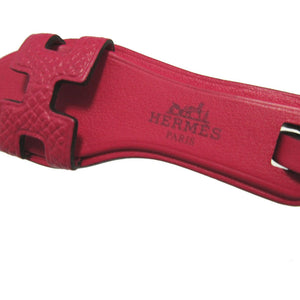 新品同様 エルメス オランナノ サンダル エプソン バトラー ローズメキシコ バッグチャーム キーホルダー 0052【中古】HERMES