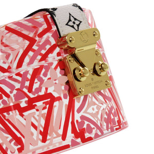 美品 ルイ ヴィトン ボワットスコット モノグラム GI0517 その他小物 レザー メタル プレキシガラス レッド LV 0053【中古】LOUIS VUITTON