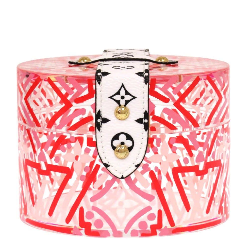 美品 ルイ ヴィトン ボワットスコット モノグラム GI0517 その他小物 レザー メタル プレキシガラス レッド LV 0053【中古】LOUIS VUITTON