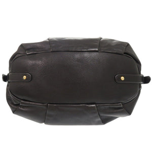 プラダ レザー ブラック 2WAY ハンドバッグ ショルダーバッグ 黒 0071【中古】PRADA