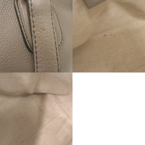 美品 グッチ ソーホー インターロッキング 308362 レザー グレージュ 2way ハンドバッグ ベージュ 0077【中古】GUCCI