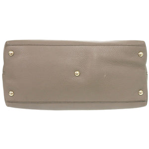 美品 グッチ ソーホー インターロッキング 308362 レザー グレージュ 2way ハンドバッグ ベージュ 0077【中古】GUCCI