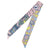 美品 エルメス LA DANSE DES AMAZONES アマゾンのダンス ツイリー TWILLY SCARF 063593S スカーフ シルク ROSE PALE 0112【中古】HERMES