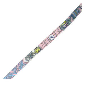 美品 エルメス LA DANSE DES AMAZONES アマゾンのダンス ツイリー TWILLY SCARF 063593S スカーフ シルク ROSE PALE 0112【中古】HERMES
