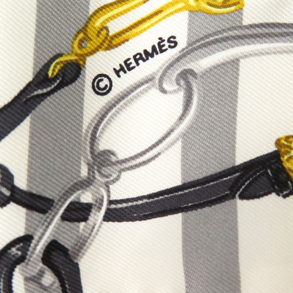 美品 エルメス BRIDES de GAL ツイリー Twilly ストライプ スカーフ シルク 0115【中古】HERMES