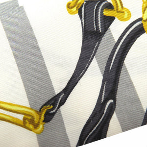 美品 エルメス BRIDES de GAL ツイリー Twilly ストライプ スカーフ シルク 0115【中古】HERMES