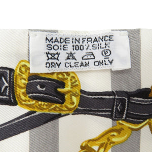 美品 エルメス BRIDES de GAL ツイリー Twilly ストライプ スカーフ シルク 0115【中古】HERMES