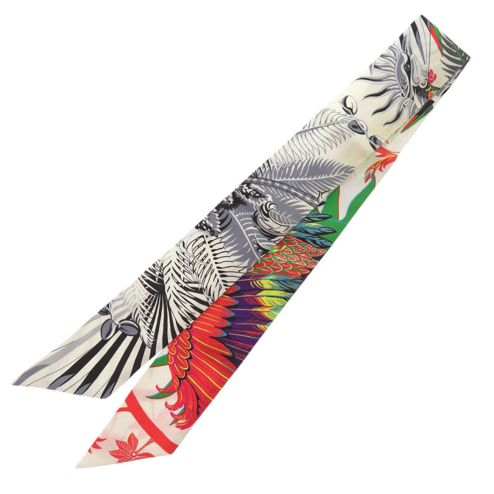 エルメス ツイリー MYTHIQUES PHOENIX COLORIAGE 不死鳥の神話 シルク マルチカラー スカーフ 0123【中古】HERMES