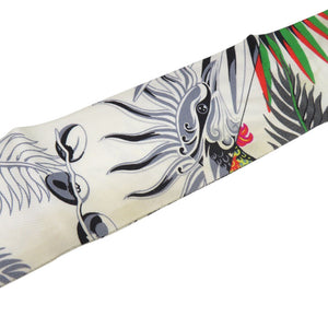 エルメス ツイリー MYTHIQUES PHOENIX COLORIAGE 不死鳥の神話 シルク マルチカラー スカーフ 0123【中古】HERMES