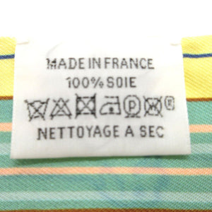 新品同様 エルメス ツイリー パリジャンの犬 スカーフ シルク イエロー/オレンジ 0170【中古】HERMES
