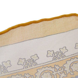 美品 エルメス カレ45 プチカレ Brins d'or 金の若枝 シルク マルチカラー スカーフ 0188【中古】HERMES