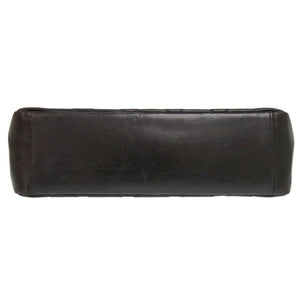 シャネル ダイアナ マトラッセ ラムスキン ブラック ショルダーバッグココマーク 黒 0206【中古】CHANEL