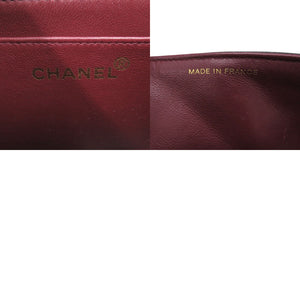 シャネル ダイアナ マトラッセ ラムスキン ブラック ショルダーバッグココマーク 黒 0206【中古】CHANEL