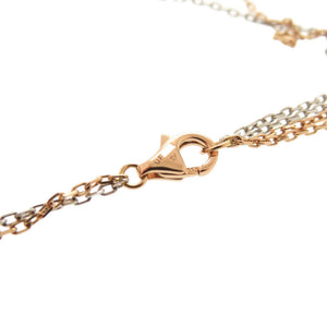 美品 カルティエ ラブ K18PG K18WG ダイヤモンド 750PG 750WG ピンクゴールド ホワイトゴールド ネックレス ジュエリー 0208【中古】CARTIER