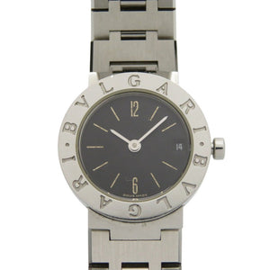 ブルガリ ブルガリブルガリ BB23SS SS ブラック クオーツ 腕時計 黒文字盤 0218【中古】BVLGARI