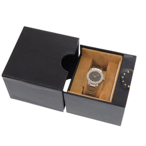 ブルガリ ブルガリブルガリ BB23SS SS ブラック クオーツ 腕時計 黒文字盤 0218【中古】BVLGARI