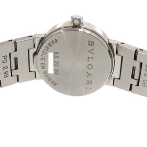ブルガリ ブルガリブルガリ BB23SS SS ブラック クオーツ 腕時計 黒文字盤 0218【中古】BVLGARI