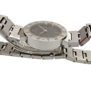 ブルガリ ブルガリブルガリ BB23SS SS ブラック クオーツ 腕時計 黒文字盤 0218【中古】BVLGARI