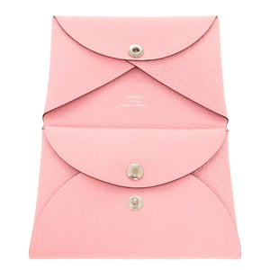 未使用 エルメス カルヴィデュオ シェーブル ローズサクラ K刻印(2025年製) コインケース 財布 0220 【中古】 HERMES