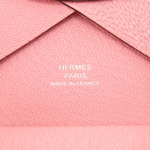 未使用 エルメス カルヴィデュオ シェーブル ローズサクラ K刻印(2025年製) コインケース 財布 0220 【中古】 HERMES