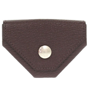 未使用 エルメス ル ヴァン キャトル ヴェルソ シェーブル ルージュセリエ ブルーエレクトリック シルバー金具 Z刻印(2021年製) コインケース 財布 0223 【中古】 HERMES