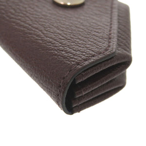 未使用 エルメス ル ヴァン キャトル ヴェルソ シェーブル ルージュセリエ ブルーエレクトリック シルバー金具 Z刻印(2021年製) コインケース 財布 0223 【中古】 HERMES