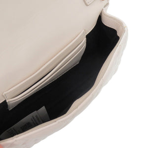 新品同様 ジャンニ ヴェルサーチ メデューサ キルティング 1A03912 レザー ホワイト チェーンショルダーバッグ 0232【中古】Gianni Versace