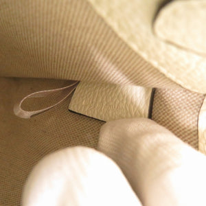 新品同様 ジミーチュウ レザー アイボリー 2WAY ショルダーバッグ ハンドバッグ 0245【中古】JIMMY CHOO