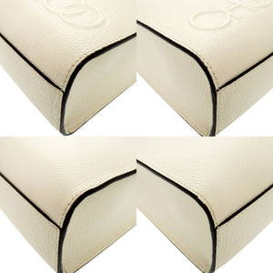 新品同様 ジミーチュウ レザー アイボリー 2WAY ショルダーバッグ ハンドバッグ 0245【中古】JIMMY CHOO