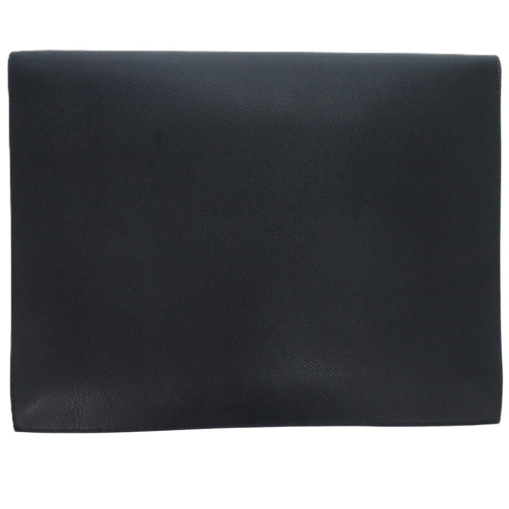 美品 エルメス サックアデペッシュ クシュベル ネイビー □B刻印 0282 紺 クラッチバッグ【中古】HERMES