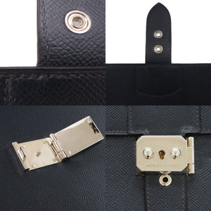 美品 エルメス サックアデペッシュ クシュベル ネイビー □B刻印 0282 紺 クラッチバッグ【中古】HERMES