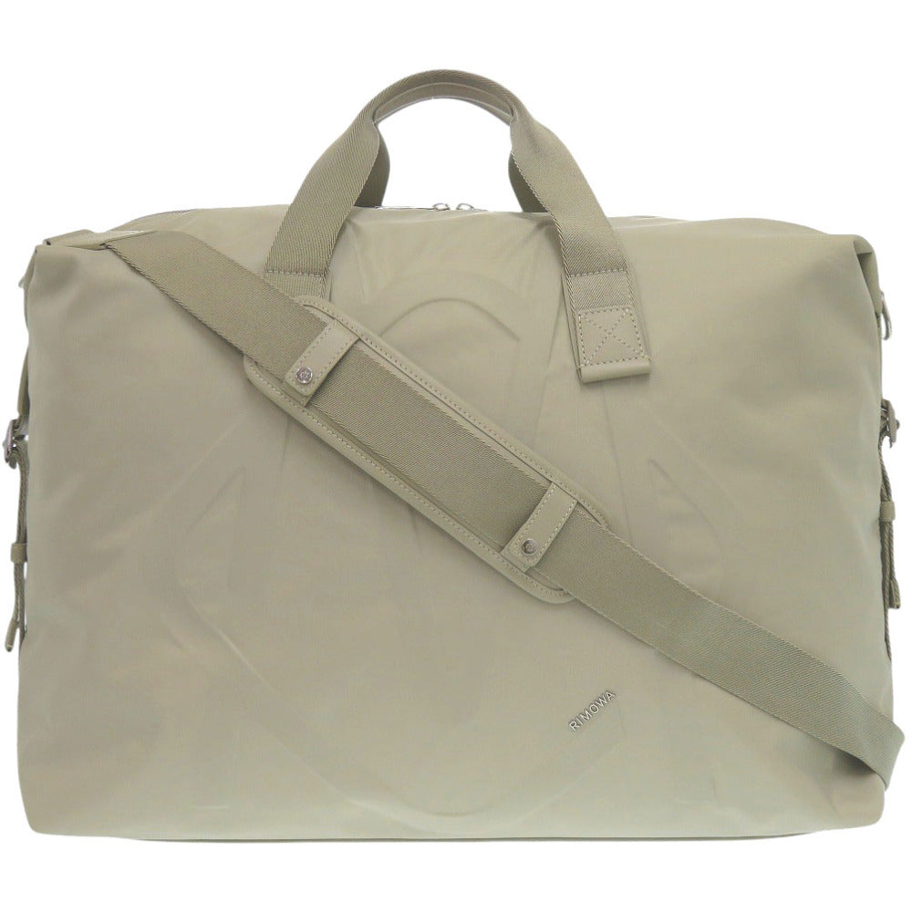 美品 リモワ 2WAY ダッフルバッグ ナイロン サンドベージュ ショルダーバッグ 0285【中古】RIMOWA