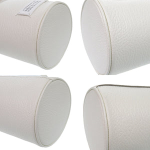 新品同様 メゾン マルジェラ 5AC S61WG0035 レザー キャンバス ライトグレー ショルダーバッグ バケット 白 0046【中古】Maison Margiela