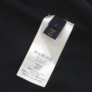 美品 ルイ ヴィトン トラベルジップアップフーディー サイズS 1A3LW9 コットン ナイロン ブルー デュル パーカー アウター LV 0298【中古】LOUIS VUITTON