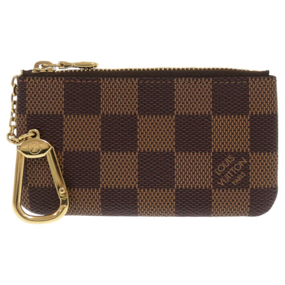 新品同様 ルイ ヴィトン ポシェットクレ ダミエ N62658 ブラウン コインケース LV 0307【中古】LOUIS VUITTON