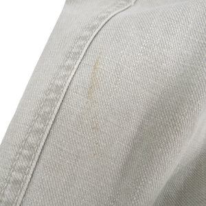 美品 マックスマーラ ウィークエンドライン サイズ44 コットン ライトグレー デニムジャケット 0312【中古】MAX MARA