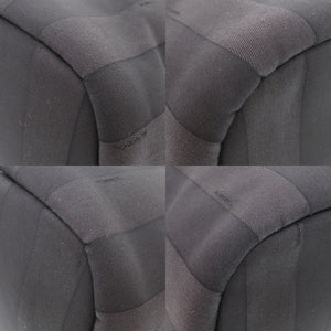 美品 フェンディ マザーズバッグ キャンバス レザー ブラック 2WAY ハンドバッグ ショルダーバッグ 黒 0315【中古】FENDI