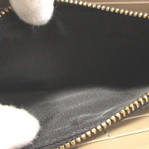 新品同様 ヴェルサーチ メデューサ レザー ベージュ ラウンドファスナー長財布 財布 0316【中古】VERSACE