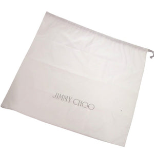 美品 ジミーチュウ スタースタッズ レザー ブラック シルバー金具 迷彩 トートバッグ 0318【中古】JIMMY CHOO