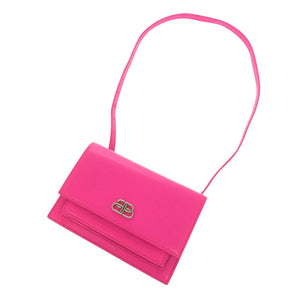新品同様 バレンシアガ シャープXS レザー ピンク 2WAY ウエストバッグ ショルダーバッグ 0322【中古】BALENCIAGA