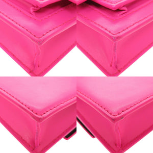 新品同様 バレンシアガ シャープXS レザー ピンク 2WAY ウエストバッグ ショルダーバッグ 0322【中古】BALENCIAGA