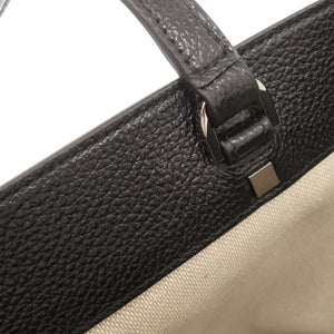 新品同様 ジミーチュウ マーリ レザー ブラック トートバッグ 黒 0323【中古】JIMMY CHOO