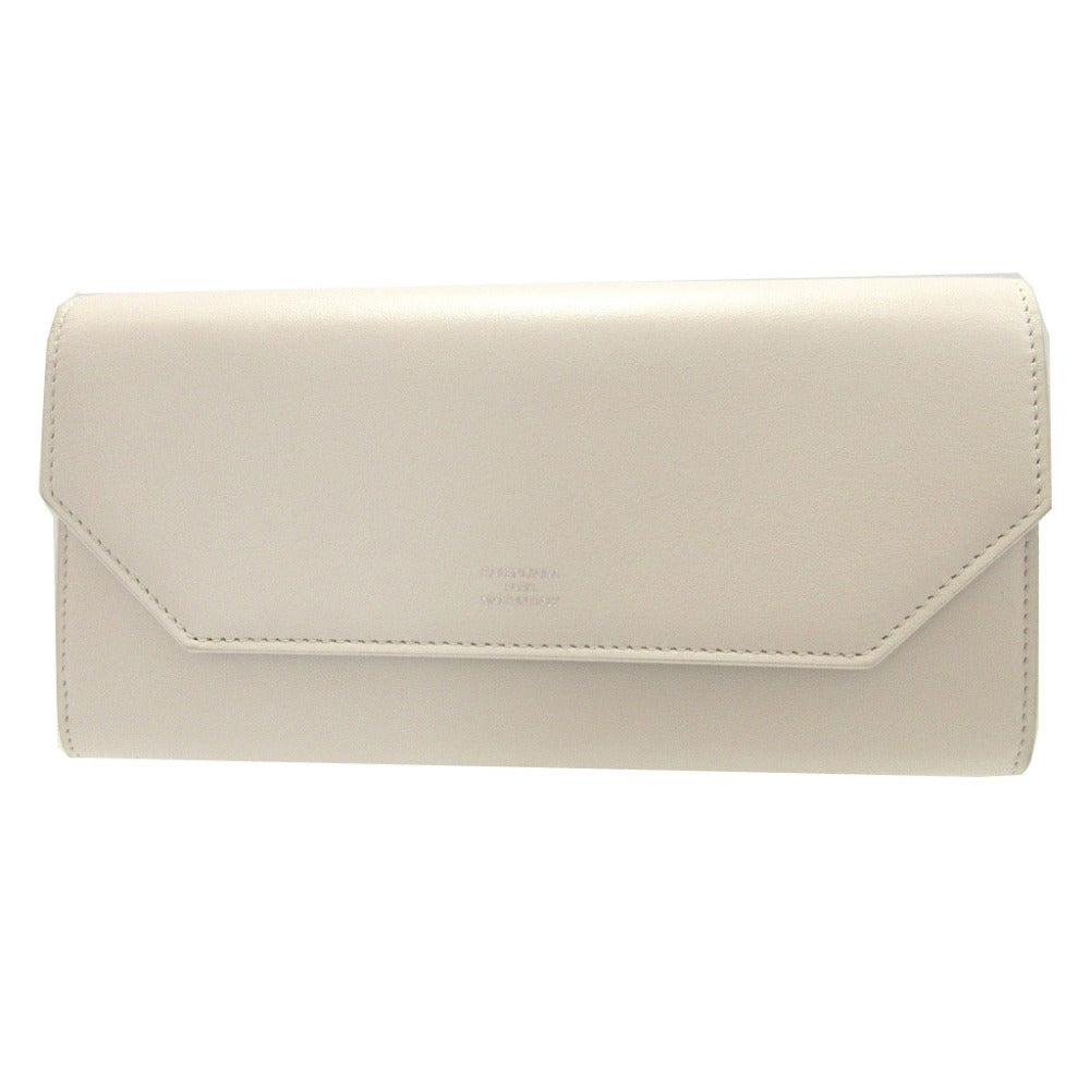新品同様 バレンシアガ ENVELOPE 736732 レザー ホワイト 白 2つ折り長財布 財布 0329【中古】BALENCIAGA