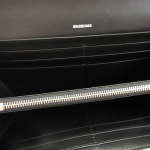 新品同様 バレンシアガ ENVELOPE 736732 レザー ホワイト 白 2つ折り長財布 財布 0329【中古】BALENCIAGA