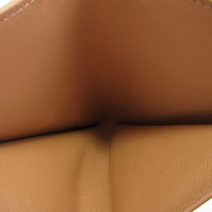 未使用 バレンシアガ ENVELOPE 753762 レザー ベージュ コンパクトウォレット 2つ折り財布 財布 0331【中古】BALENCIAGA