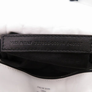 新品同様 バレンシアガ モナコ ハンドバッグ レザー ホワイト 0332 白 ワンショルダーバッグ【中古】BALENCIAGA