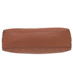 美品 グッチ グッチシマ ワンショルダー セミショルダー ショルダーバッグ 肩掛け 339553 498879 ブラウン 0334【中古】GUCCI