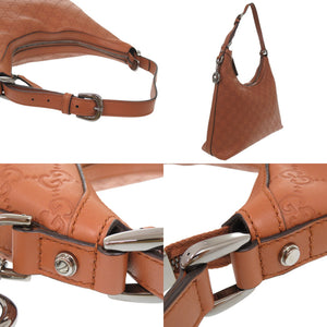 美品 グッチ グッチシマ ワンショルダー セミショルダー ショルダーバッグ 肩掛け 339553 498879 ブラウン 0334【中古】GUCCI