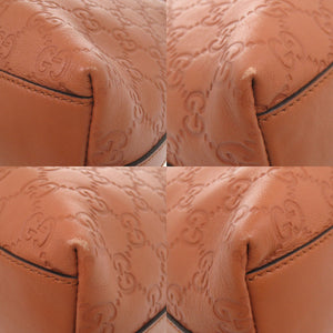 美品 グッチ グッチシマ ワンショルダー セミショルダー ショルダーバッグ 肩掛け 339553 498879 ブラウン 0334【中古】GUCCI