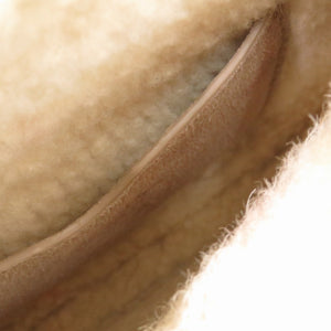 クリスチャンディオール ボビー シアリング スウェード ムートン ベージュ 0340 ショルダーバッグ【中古】Christian Dior